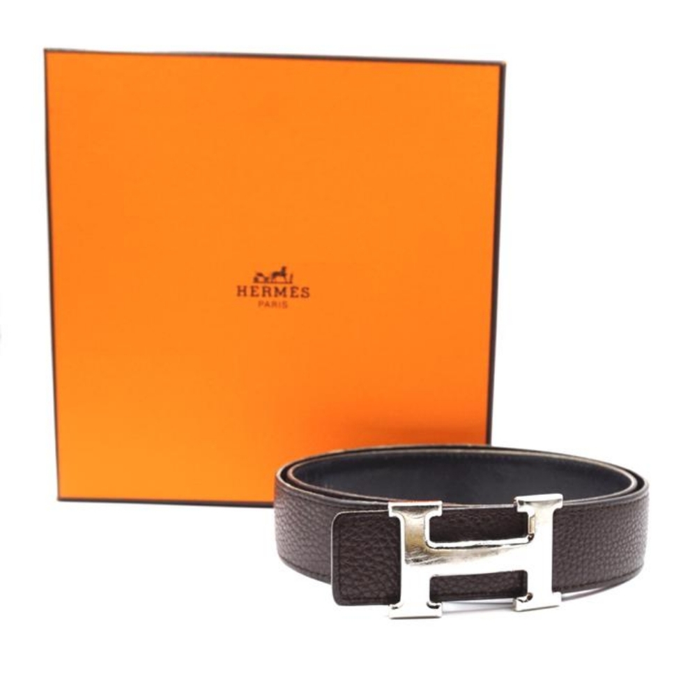 Hermes H Reversible Black Belt